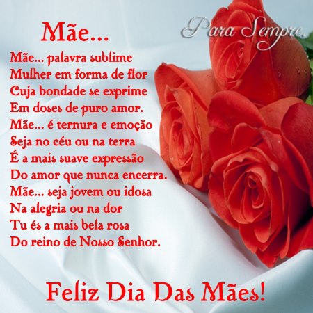 mensagem para as mães