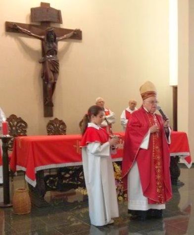 Santa Missa presidida por Dom Pedro Fedalto DomPedroFedalto